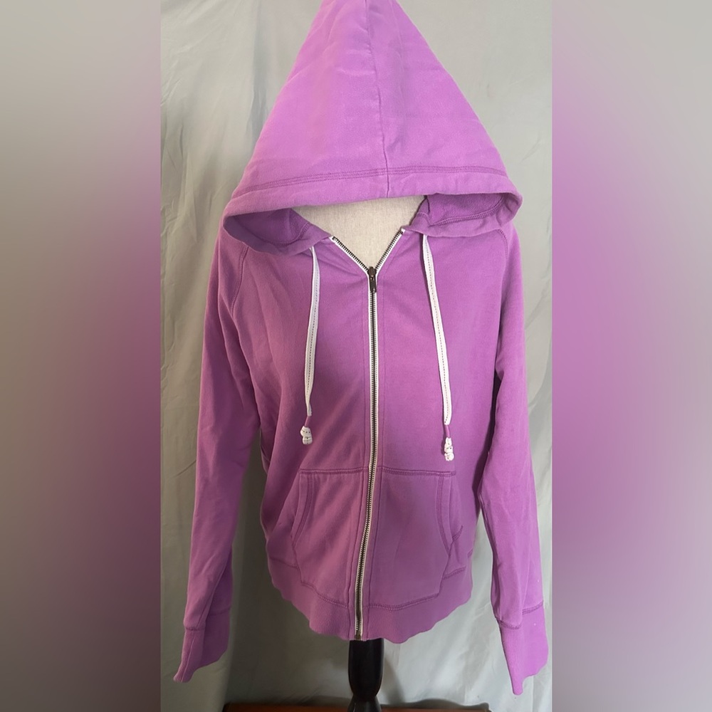 Arizona Jean Co light weight fleece jacket in XL & darker than lavender zip up - Picture 1 of 4